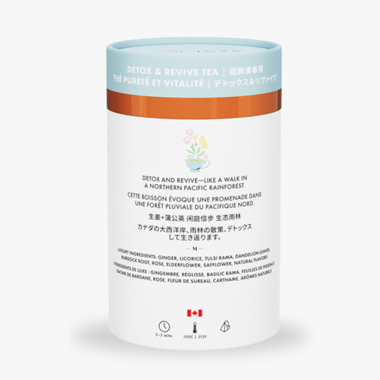 Detox and Revive Luxury Herbal tea | Canadian | 24 Tea Bags