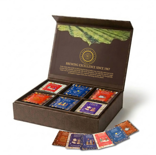 Essential Tea Bundle – 6 Flavors, 72 Tea Bags