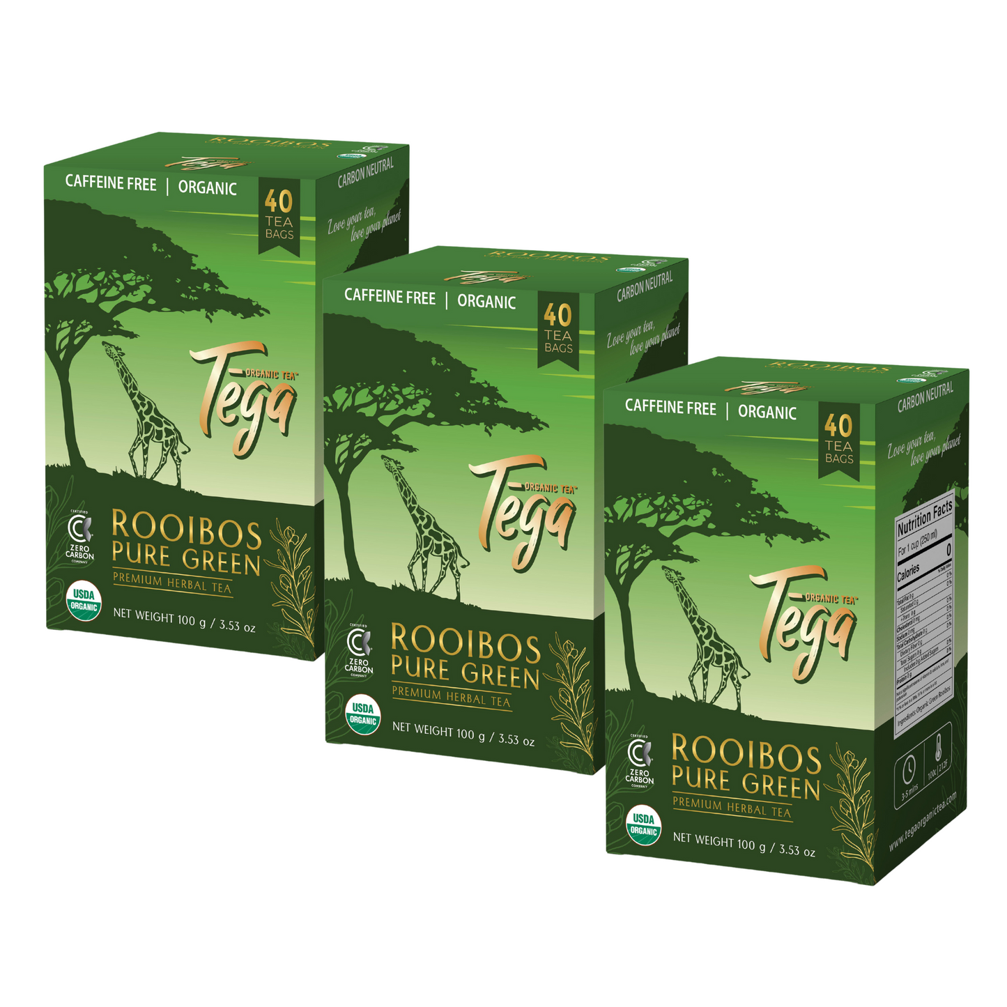 Organic Green Rooibos Value Pack 40ct