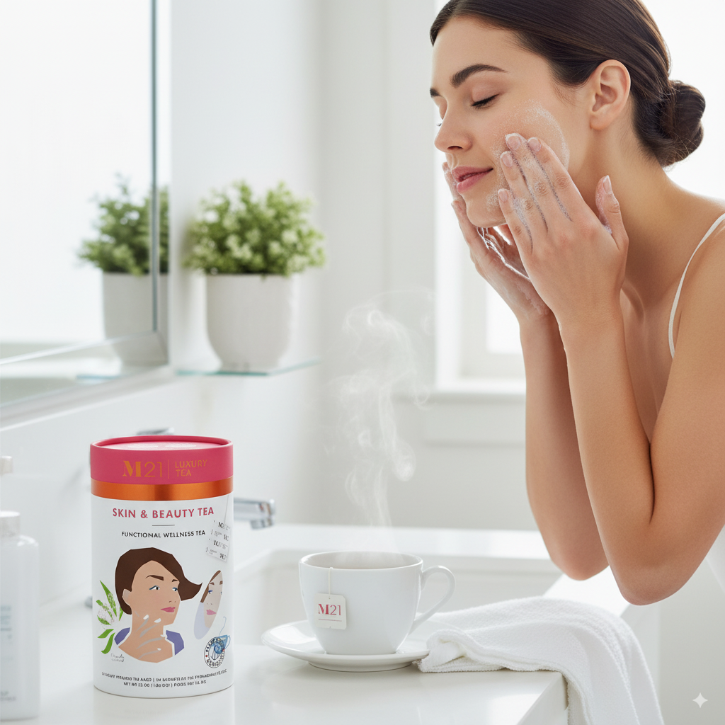 Skin and Beauty Luxury herbal tea - 12ct Canister