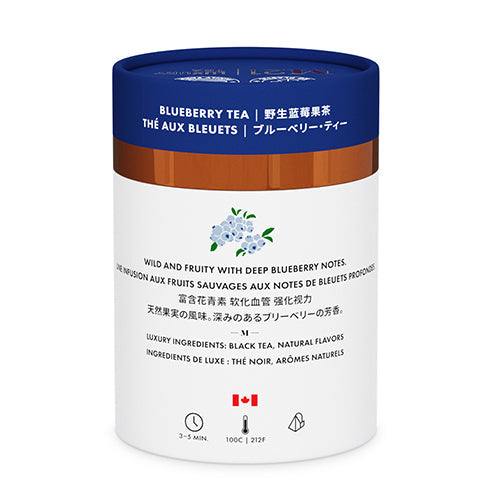 Blueberry Luxury Black Tea | Canadian | 12 Tea Bags