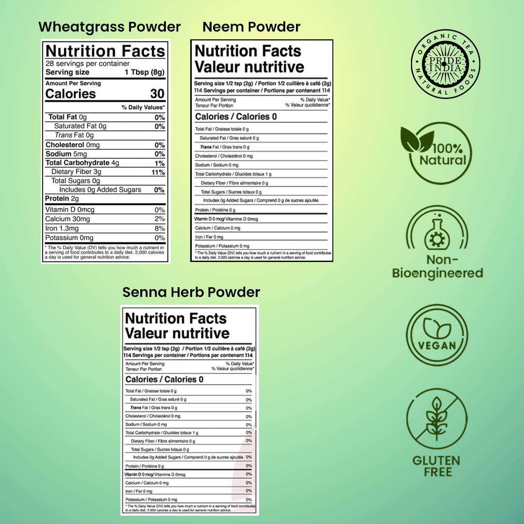 Natural Detox Powder Trio